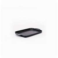 photo Alessi-Mami 30 Grill pan in non-stick aluminum, black suitable for induction 1